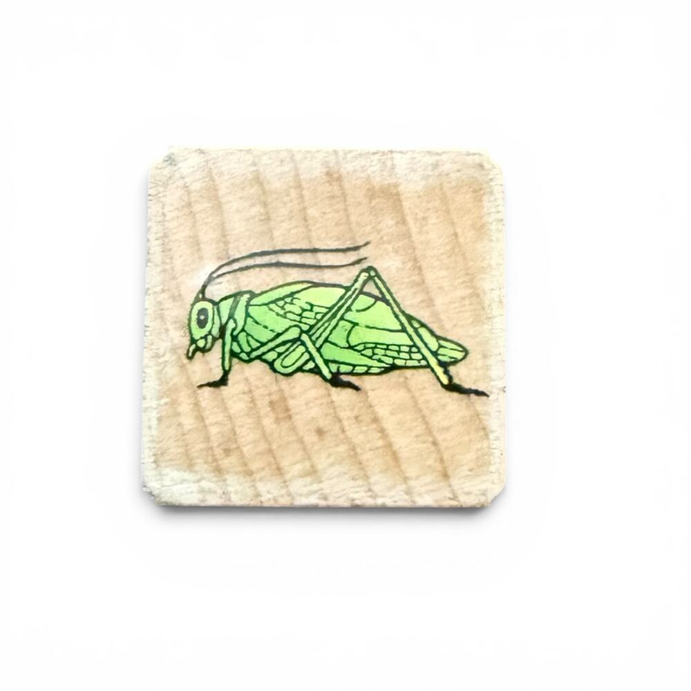 Hero Arts Grasshopper Small Mini Rubber Stamp